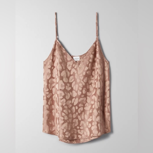 Babaton Everly Camisole, Leopard Jacquard, Size Large. - Picture 1 of 9